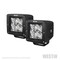 Westin Automotive SET OF(2)3.2 IN. X 3 IN. 5W CREE FLOOD BEAM BLACK HYPERQ LED AUXILIARY LIGHT 09-12200B-PR - alternate 6